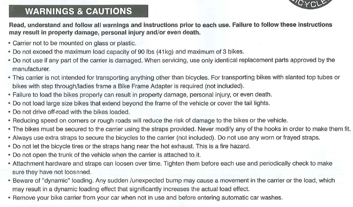 Robust trunk-mounted bike carrier for 3 bicycles, featuring durable steel, double arm design, and rubberized cradles for stability.