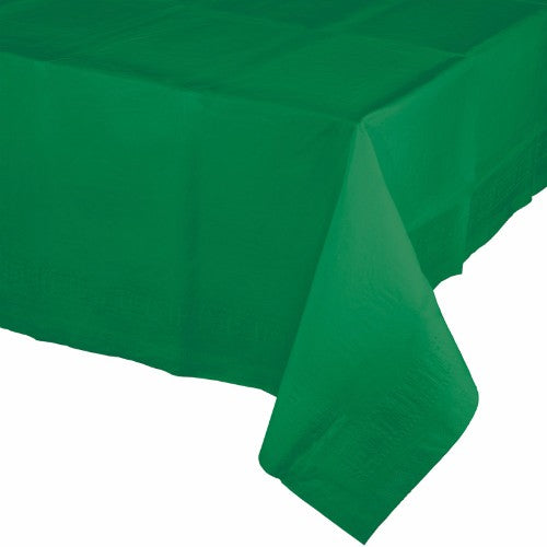 Emerald Green Tablecover Plastic