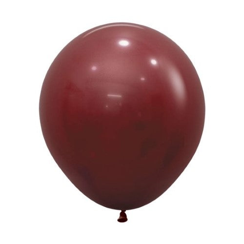 Sempertex 45cm Fashion Merlot Latex Balloons  - Pack of 6