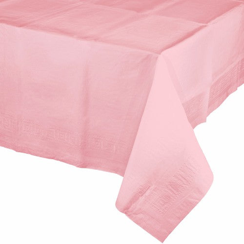 Classic Pink Pink Tablecover Plastic