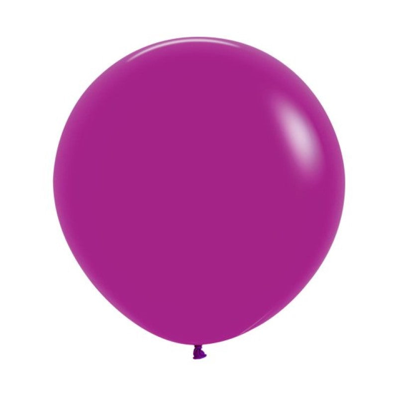 Sempertex 60cm Fashion Purple Orchid Latex Balloons  - 3PK