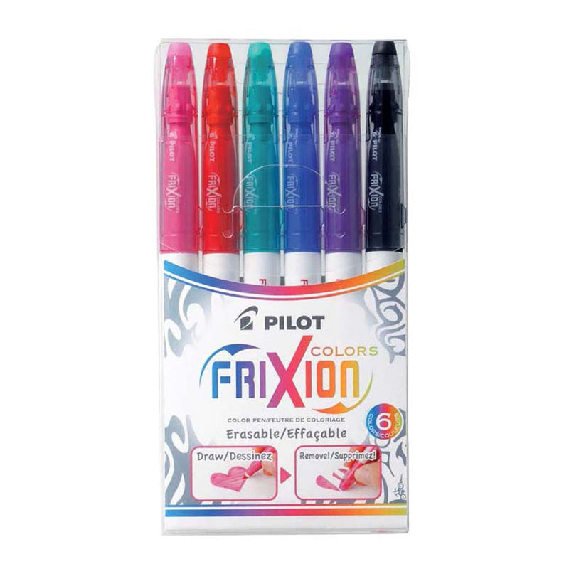 Pilot Frixion Colours 6 Pen Pack (SW-FC-S6)