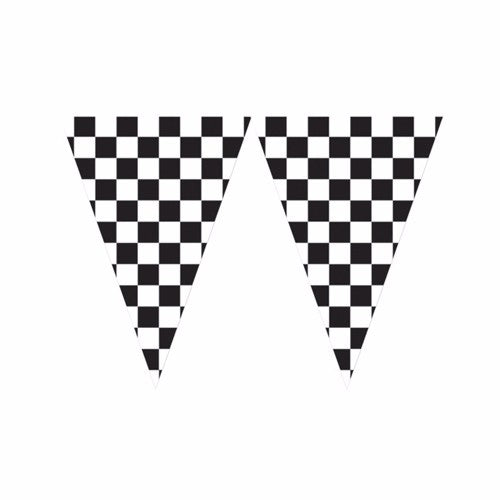 Race Black & White Checkered