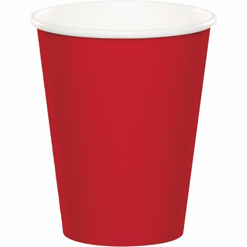 Classic Red Cups Paper 266ml - Pack of 24