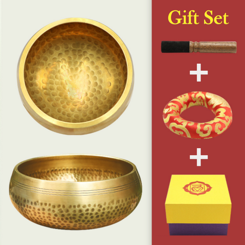 Bronze Singing Bowl Plain, 13x6.5 cm, crafted for meditation, producing soothing tones for mindfulness and relaxation.