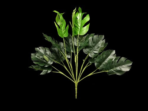 Lifelike Monstera Leaf Plant, perfect for adding vibrant, maintenance-free greenery to any indoor space.