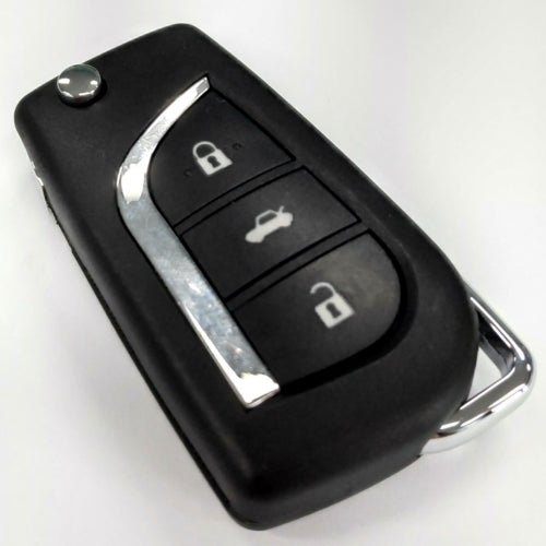 Remote Shell Replacement 3 Button Compatible with Toyota