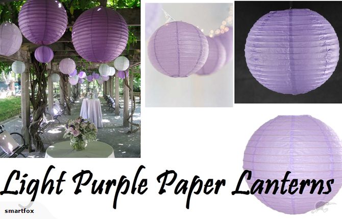 16" lavender/purple paper lanterns bundle of 10, perfect for events with easy light bulb attachment and elegant decor.