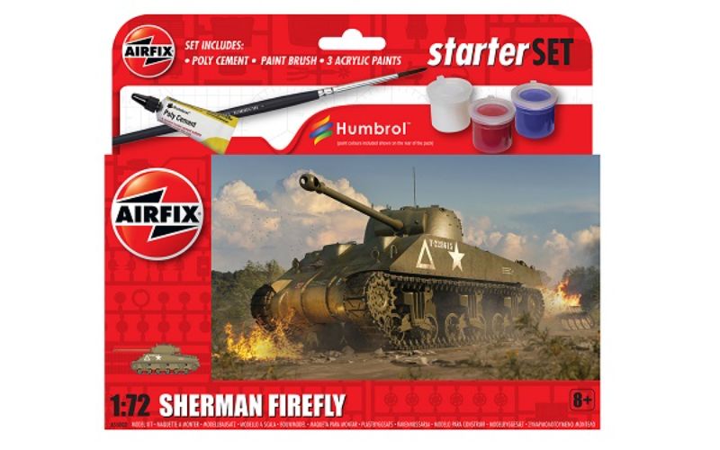 Airfix - 1/72 Starter Set Sherman Firefly - A55003