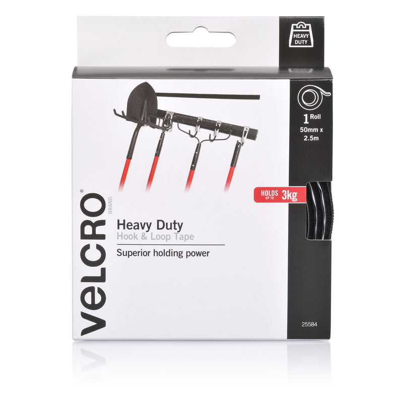 VELCRO®  Brand Heavy Duty Hook & Loop Fasteners Tape 50mmx2.5m