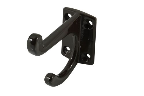Elegant Florentine Bronze coat hook for hats and coats, crafted from durable zinc with a sleek design for any decor.