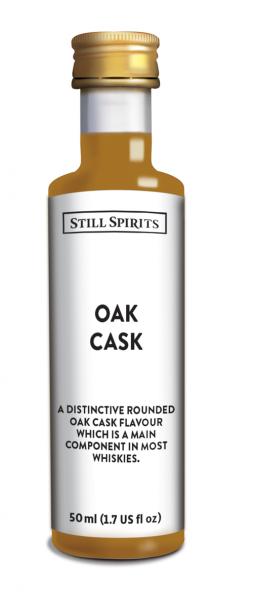 Still Spirits Oak Cask essence enhances homemade spirits with smooth, rich oak, vanilla, and spice flavors reminiscent of aged whisky.