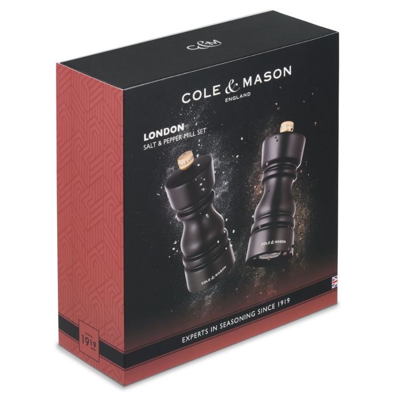 Mills Gift Set - Cole & Mason London Chocolate Wood (13cm)