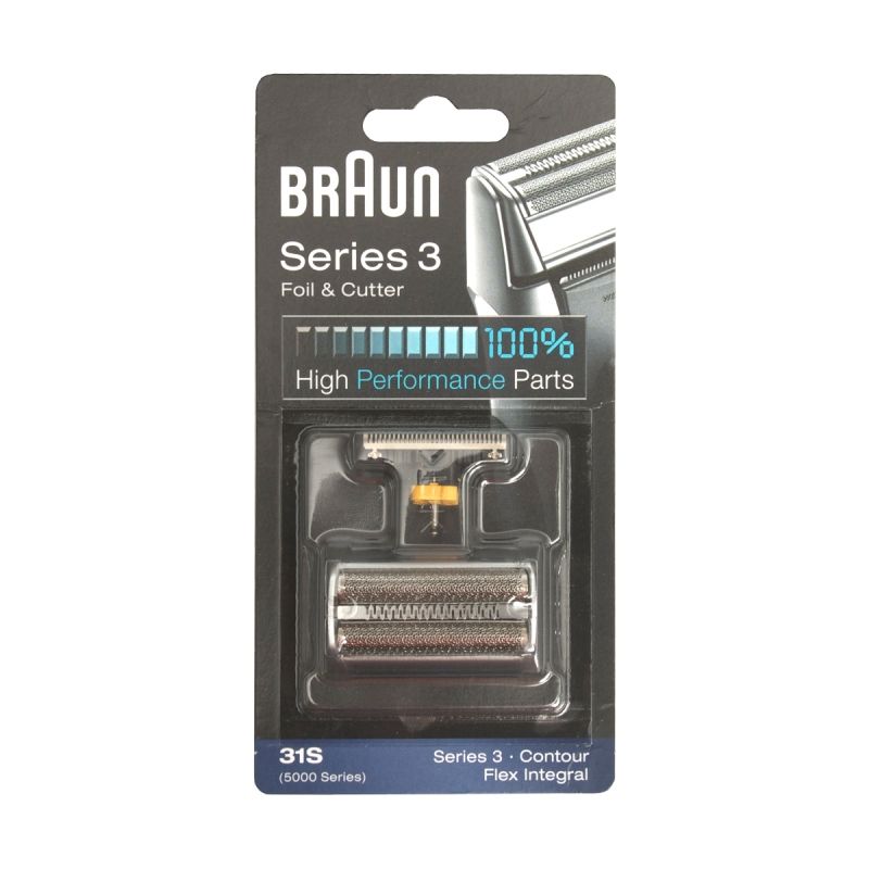 Shaver Foil and Cutter - Braun 31S Multi Silver Combipack 5000 504