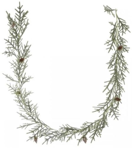 Lush green 180cm Fir Pine Christmas Garland, perfect for festive decor on mantels, staircases, or doors.