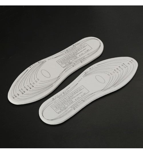 Memory insole set of 12 featuring EVA cushioning and memory sponge for ultimate comfort and support in any shoe.