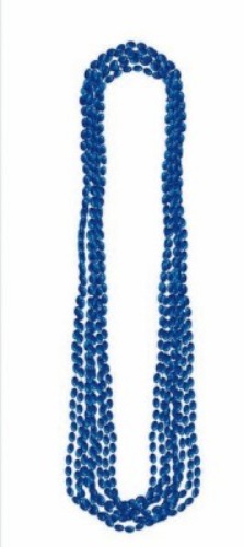 Set of 8 navy metallic necklaces, 30 inches long, ideal for layering or solo wear, perfect for any occasion.