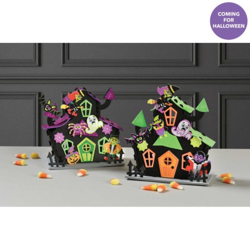 Halloween Haunted House Craft Kit (Set of 2)