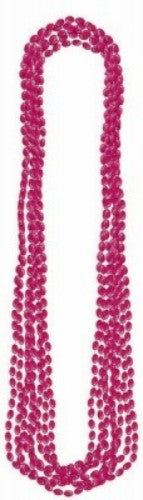 Elegant burgundy metallic necklaces, 30-inch, pack of 8, perfect for adding flair to any outfit or special occasion.
