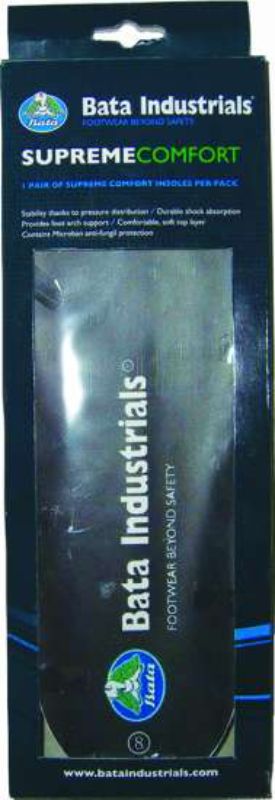 Inner Sole - Bata Supreme Comfort Size 9, featuring arch support, pressure distribution, and anti-fungal protection for ultimate foot comfort.