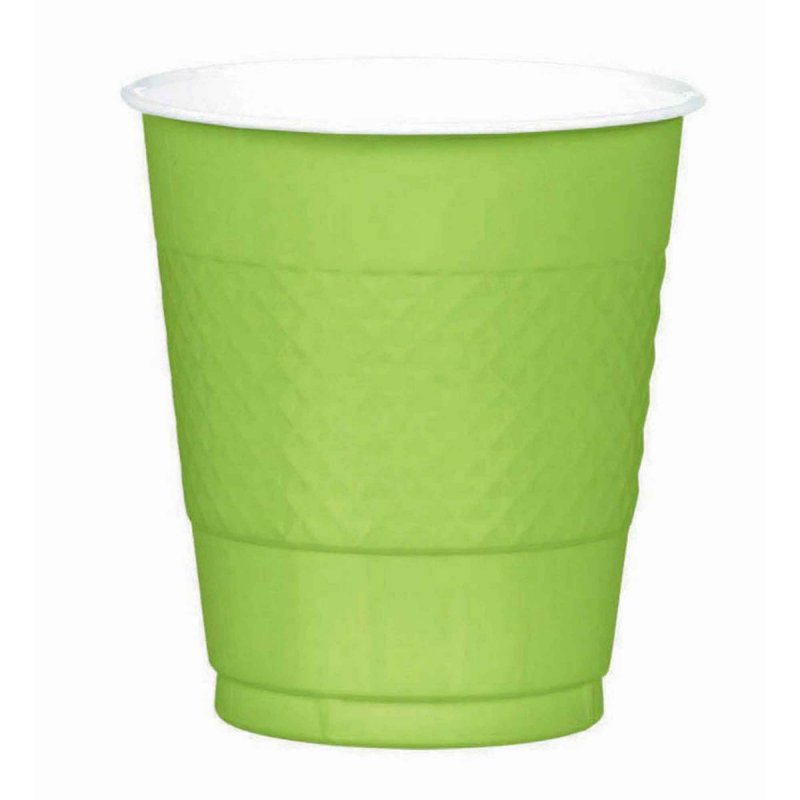 Plastic Cup - Kiwi (12oz/355ml) - (Set of 20)
