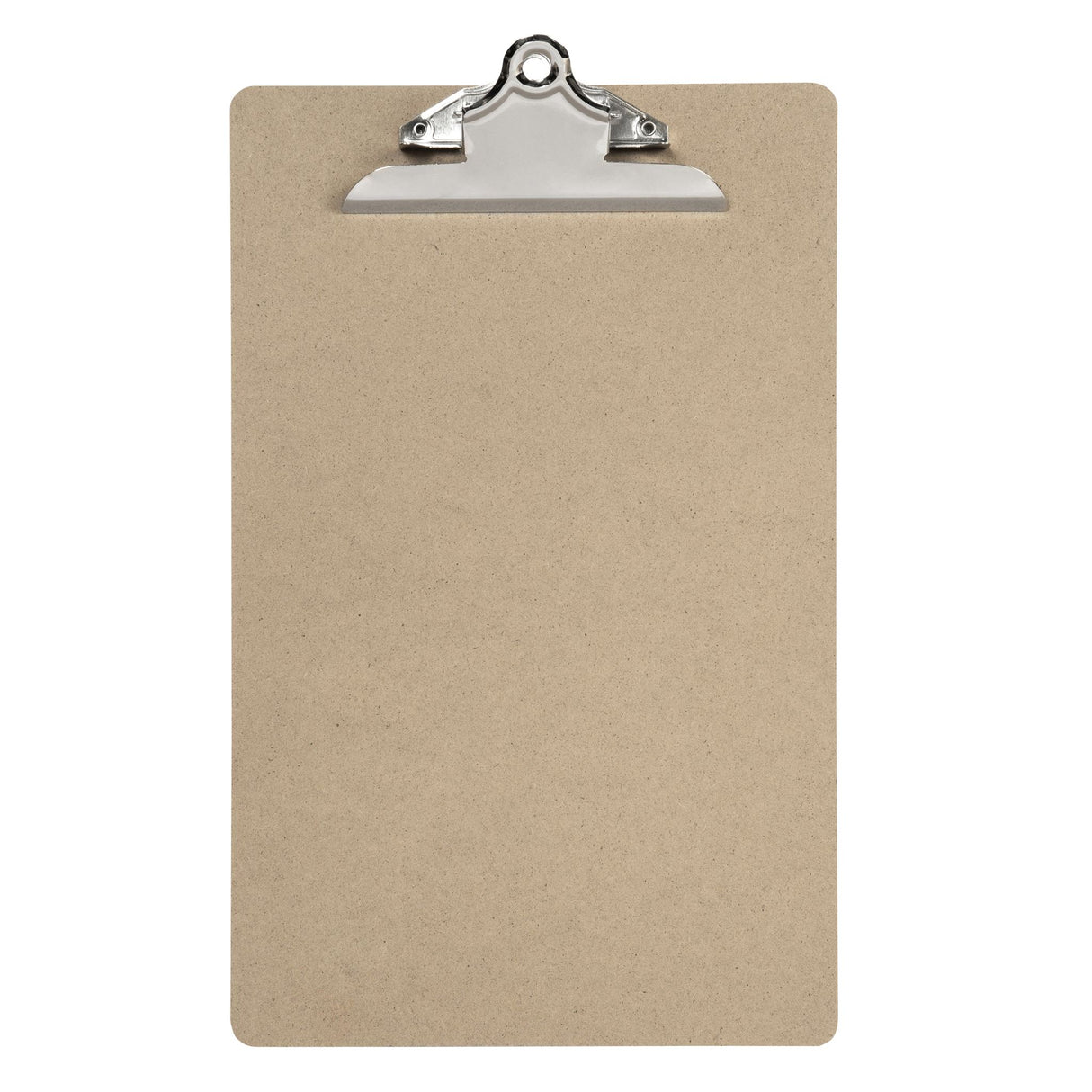 Durable foolscap clipboard with 4mm thick board, large metal clip, and retractable hook for easy storage.