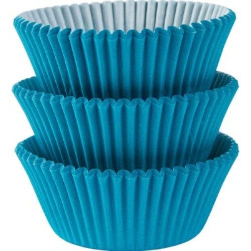 Cupcake Cases - Caribbean Blue - Pack of 75