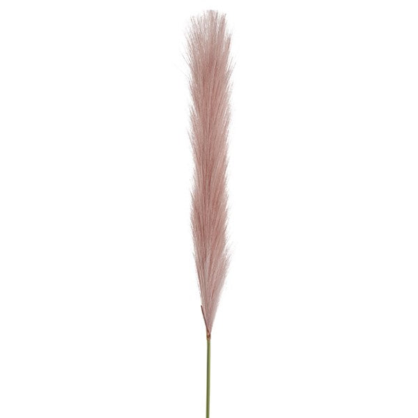 Dusty pink artificial pampas spray, 70cm tall, perfect for elegant floral arrangements and home decor accents.