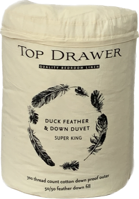 Duvet Inner - Top Drawer Feather Down 50/50 (Super King)