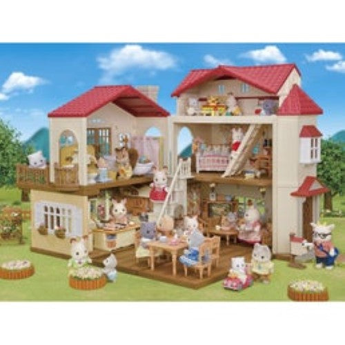 Sylvanian Families Red Hoof Country Home Gift Set Secret Attic Playroom