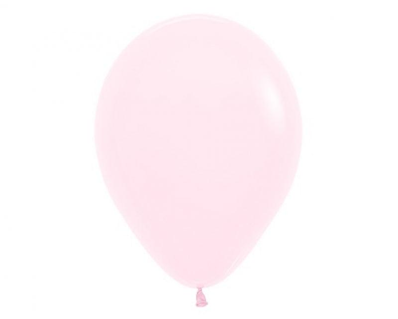 30cm Pastel Matte Pink Latex Balloons100pk - Pack of 100