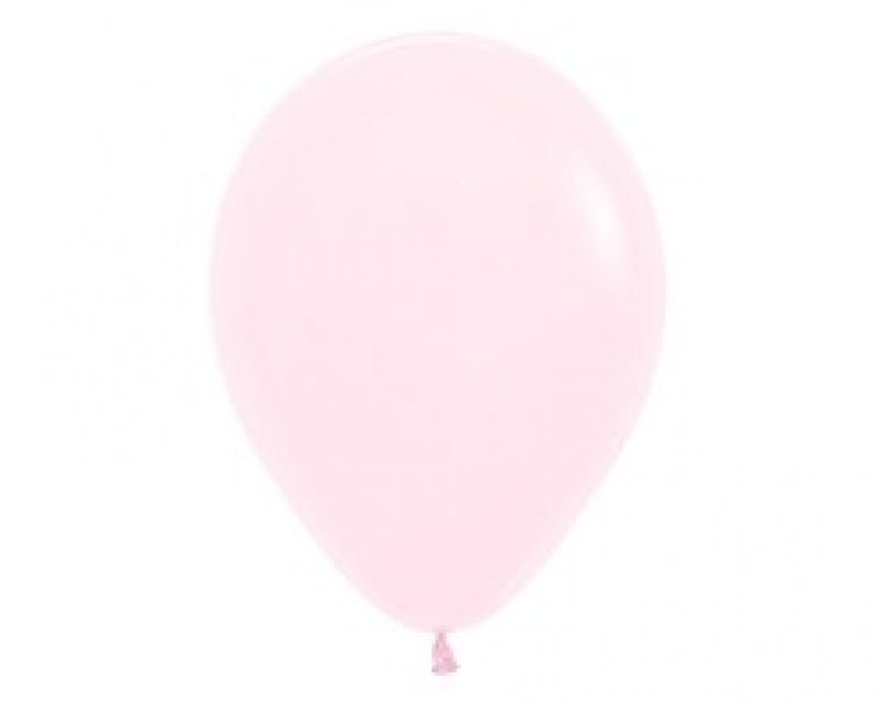 12cm Pastel Matte Pink Latex Balloons 50pk - Pack of 50