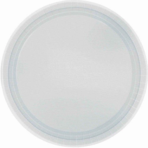 Paper Plates Round Silver - 23cm - Pack of (20)