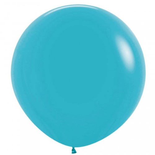 Sempertex 60cm Fashion Caribbean Blue Latex Balloons 038, 3pk - Pack of 3