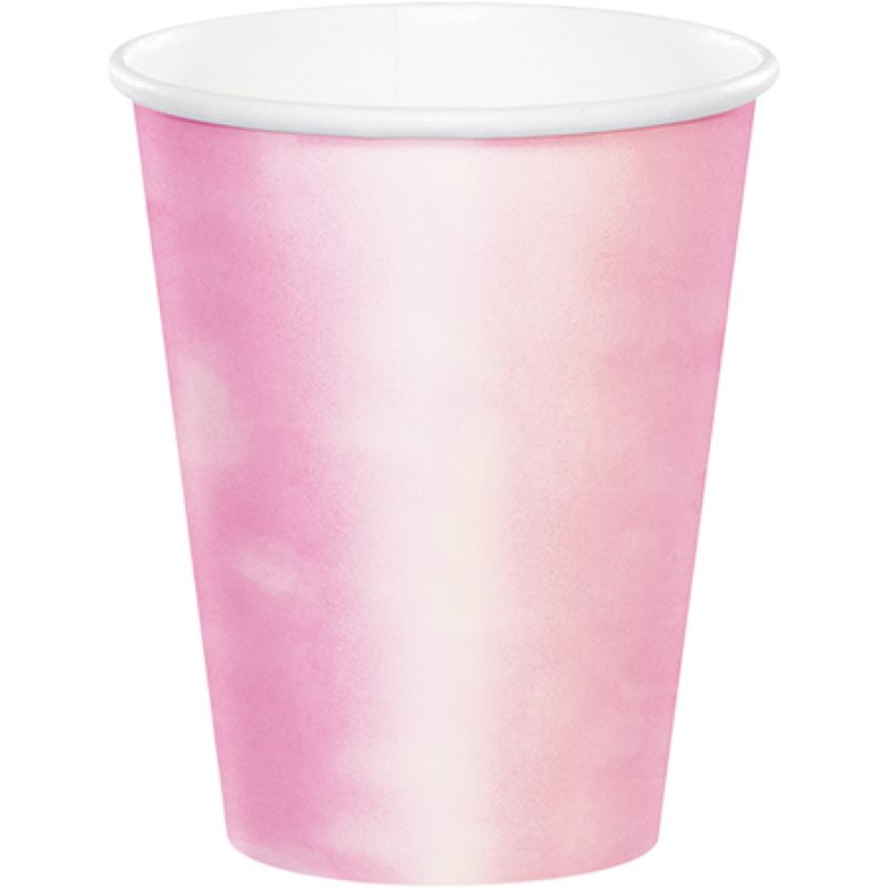 Iridescent Cups Paper 266ml  (Pack of 8)