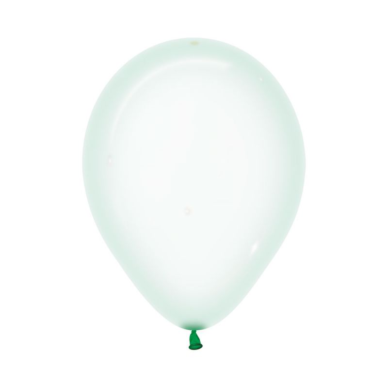 Balloon 30cm Crystal Pastel Green 331   (Pack of 100)