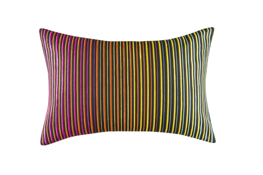 Decorative KAS Frequency cushion, 35 x 55cm, enhancing bedding or couches with style and character.