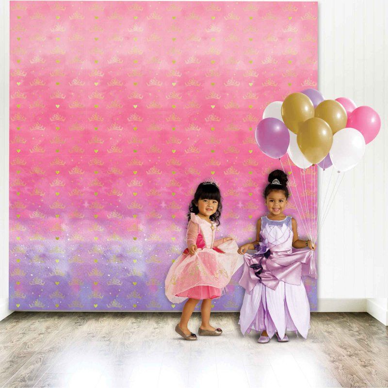 Disney Princess Once Upon A Time Photo Backdrop - (Pack of 2)