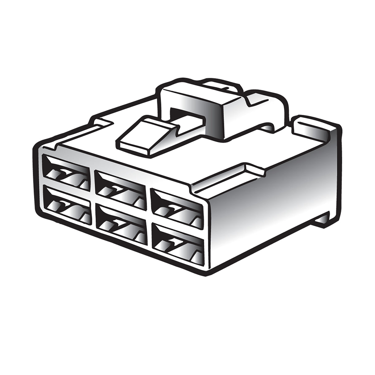 Narva Q/C connector housing for reliable automotive electrical connections, featuring weather resistance and optimal conductivity.