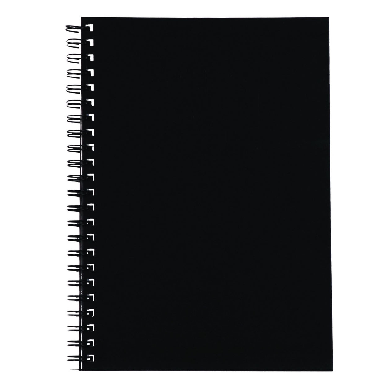 Spirax 512 A4 hard cover book in black with 200 ruled pages, twin wire binding, and included 4-year calendar.