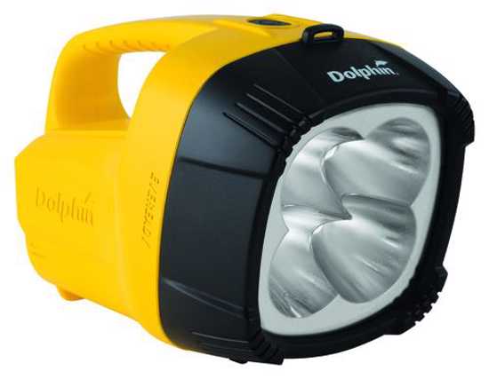 Energizer Eveready Dolphin Lantern, a waterproof, durable light with 100 lumens, non-slip grip, and floats for outdoor use.
