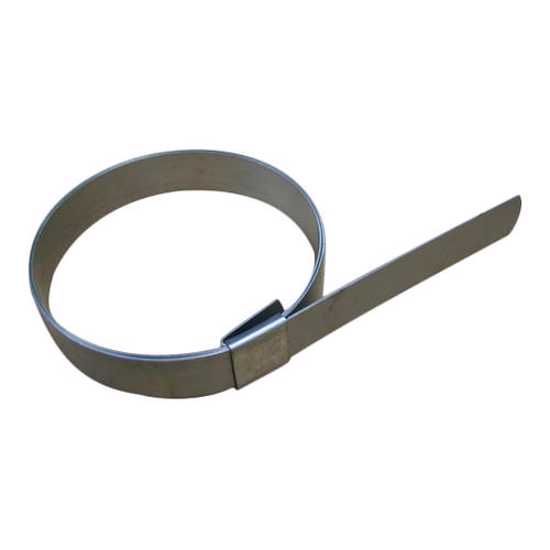Stainless steel clamps for secure fastening, corrosion-resistant, quick installation, ideal for electrical and plumbing work.