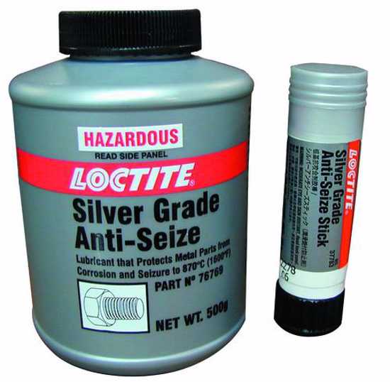 Loctite Silver Grade Anti-Seize Stick, 20gm - a heavy-duty lubricant for extreme conditions, prevents corrosion and ensures durability.