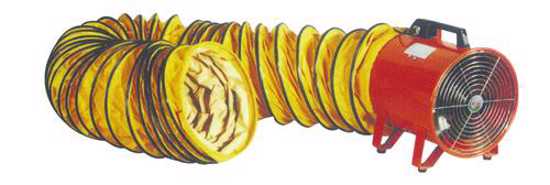 ProEquip Industrial Ventilation Fan PE1140, 200mm, designed for powerful airflow in industrial settings, includes a 5m tube.