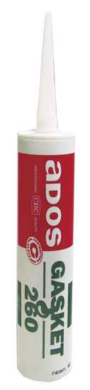 ADOS 8380 Red Gasket 260 Hi Temp RTV Silicone 300g tube for high-temperature sealing, durable, flexible, and easy to apply.