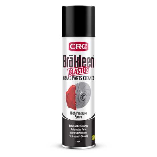 CRC 5087 Brakleen Blaster 600ml, a powerful brake cleaner with high-pressure spray for effective grease and contaminant removal.