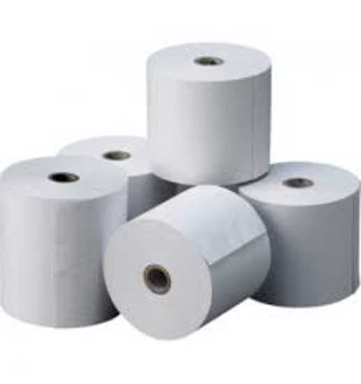 Eftpos thermal paper rolls, 80mm x 80mm, pack of 5, delivering clear, smudge-free receipts for retail and service industries.