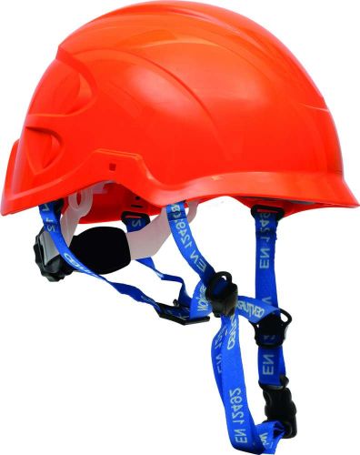 Nexus HeightMaster Helmet in Fluro Orange, lightweight ABS with adjustable fit, vented design, and superior moisture-wicking sweatband.