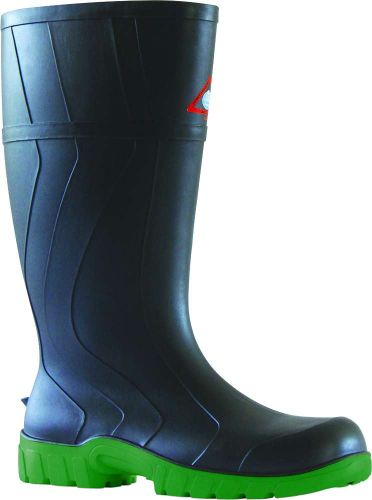 Bata Workmate Non Safety Gumboots in black, size 7, featuring durable PVC sole, comfort insole, and breathable nylon lining.
