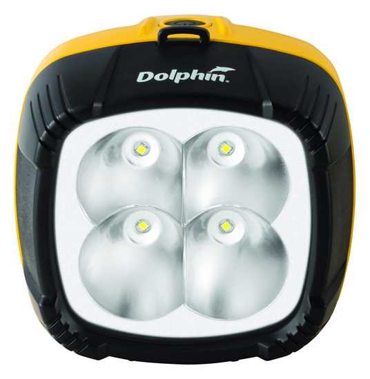 Energizer Eveready Dolphin Lantern, waterproof, floats, 100 lumens, 47 hrs runtime, drop-tested, non-slip grip for outdoor adventures.